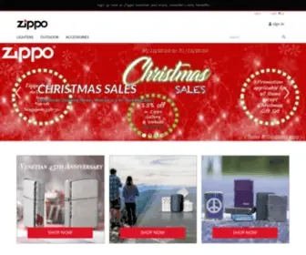 Zippo.com.sg(Zippo Singapore Official Website) Screenshot