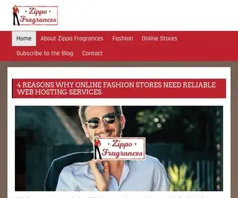 Zippofragrances.com(Zippo Fragrances) Screenshot