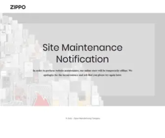 Zippomaintenance.com(Zippo) Screenshot