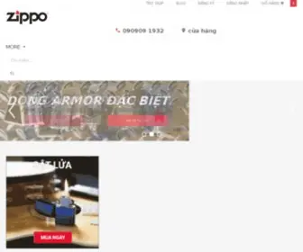 Zippovietnam.net(Zippo chính hãng) Screenshot