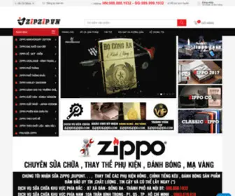 ZippoZippo.com(Zipzip.vn Là nhà phân phối bán buôn bán lẻ các loại zippo Tại Việt Nam) Screenshot