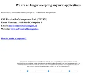 Zippycash.ca(Online payday loans or cash advance) Screenshot