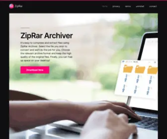 Ziprararchiver.com(ZipRar) Screenshot