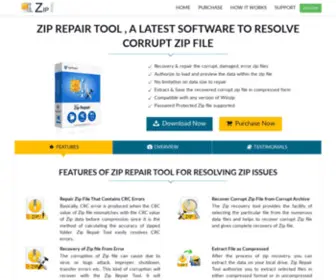 Ziprepairtool.com(Zip recovery tool an advanced utility which) Screenshot