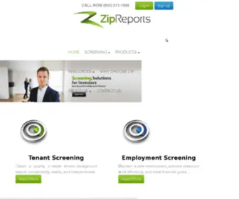 Zipreports.com(Background checks online) Screenshot