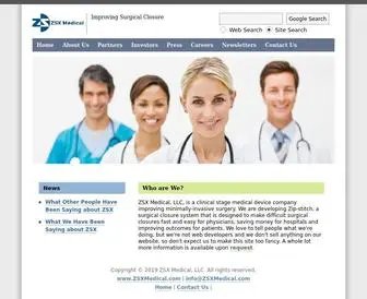 Zipstitch.com(ZSX Medical) Screenshot