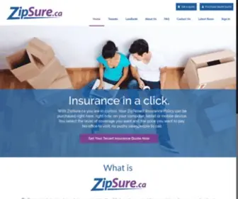 Zipsure.ca(ZipSure Insurance Brokers Ltd) Screenshot