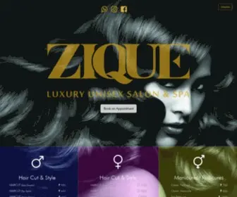 Ziquesalon.in(Zique Salon and Spa) Screenshot