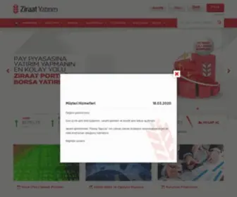 Ziraatyatirim.com.tr(Yatırım) Screenshot