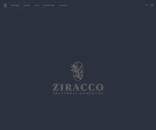 Ziracco.com(Trattoria concetto) Screenshot