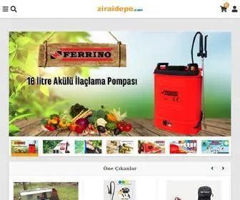 Ziraidepo.com(Türkiye'nin En İşlek Tarım & Pet Shop Sitesi) Screenshot