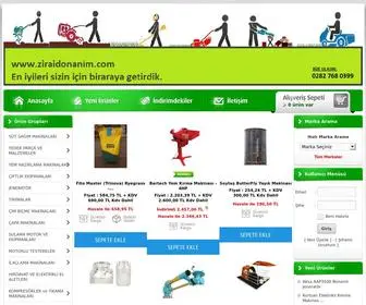 Ziraidonanim.com(Tarım hayvancılık bahçe ve enerji) Screenshot