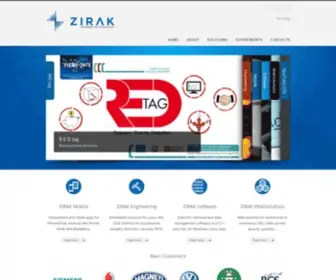 Zirak.com(Zirak Information Technology and SW Engineering) Screenshot