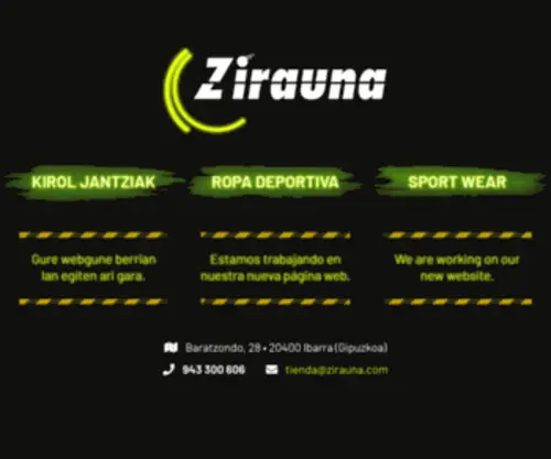 Zirauna.com(En construcción) Screenshot