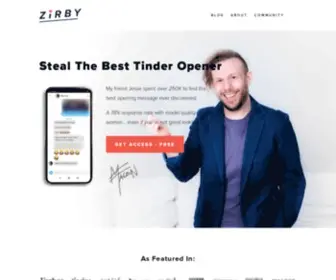 Zirby.co(Tinder Made Easy) Screenshot