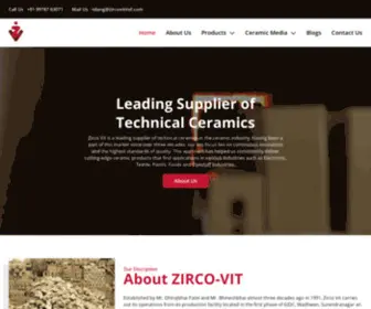 Zircovitind.com(Zirco VIT Industries) Screenshot