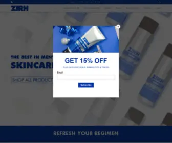 Zirh.com(Zirh Skincare) Screenshot