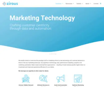 Zirobi.com(Marketing and Data Experts) Screenshot