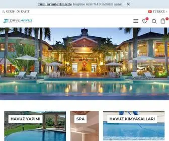 Zirvehavuz.com.tr(Zirve Havuz ve Su Ar) Screenshot