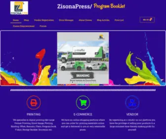 Zisonapress.com(ZISONA PRESS) Screenshot