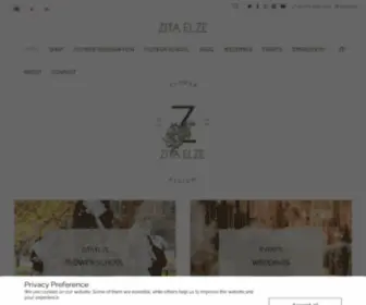 Zitaelze.com(Zita Elze Flowers) Screenshot