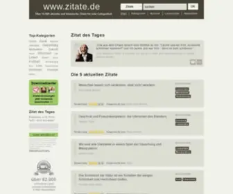 Zitate.de(Die kostenlose Zitate) Screenshot
