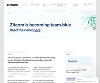 Zitcom.dk(Et af Danmarks bedste hostingselskaber) Screenshot