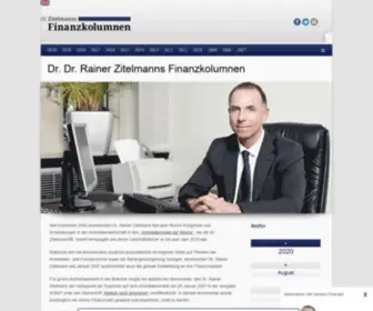 Zitelmanns-Finanzkolumnen.de(Finanzkolumne Dr) Screenshot