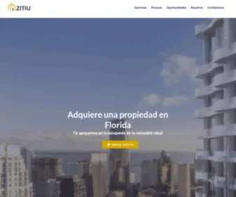 Zitiugroup.com(Compra una propiedad en Florida) Screenshot