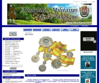 Zitocland.com(VENTE MILITARIA) Screenshot