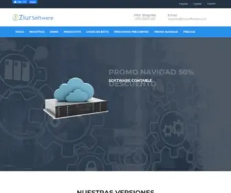 Ziursoftware.com(Software Contable Ziur Software) Screenshot