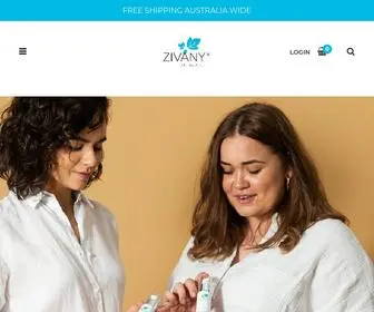 Zivanyskincare.com(Zivany Skincare) Screenshot