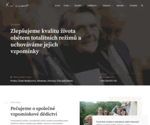 Zivapamet.cz(Živá paměť o) Screenshot