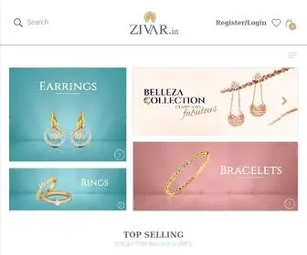 Zivar.in(Buy diamond jewellery online) Screenshot