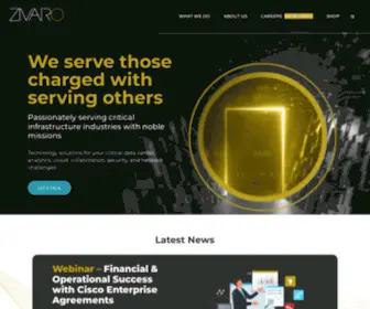Zivaro.com(Transformative &amp; Tailored IT Services &amp; Consulting) Screenshot