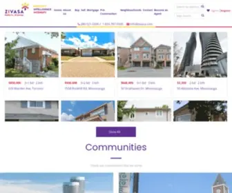 Zivasa.com(Real Estate Listings) Screenshot