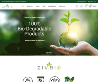 ZivBio.com.au(Australia's Number 1 Bio Plastics Supplier & Retailer) Screenshot