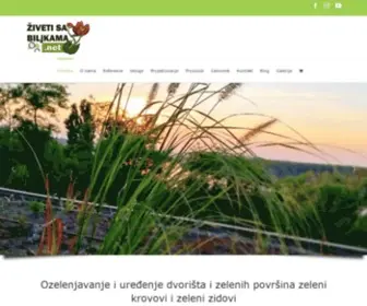 Zivetisabiljkama.net(Živeti sa biljkama) Screenshot