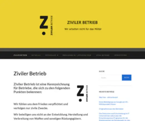 Ziviler-Betrieb.de(Ziviler Betrieb) Screenshot