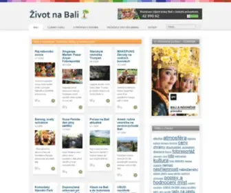 Zivotnabali.cz(Bali a Indonésie) Screenshot