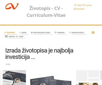 Zivotopis.com.hr(Ivotopis izrada) Screenshot