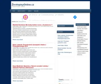 Zivotopisyonline.cz(Zivotopisyonline) Screenshot