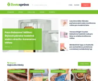 Zivotosprava.sk(Životospráva.sk) Screenshot