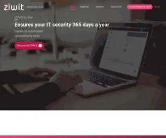 Ziwit.com(Ziwit soutient votre politique de Sécurité Informatique) Screenshot