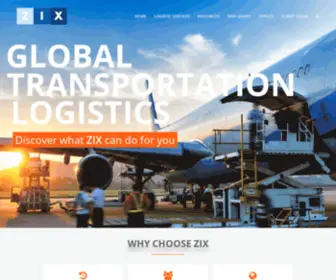 Zixcorporation.com(Worldwide Transportation) Screenshot