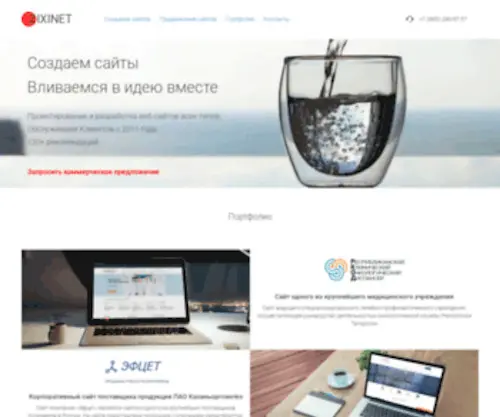 Zixinet.ru(Создание сайтов для бизнеса) Screenshot