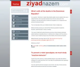 Ziyadnazem.com(Ziyad Nazem) Screenshot