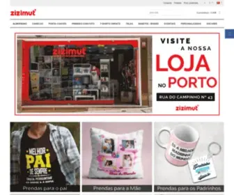 Zizimut.com.pt(Prendas personalizadas) Screenshot