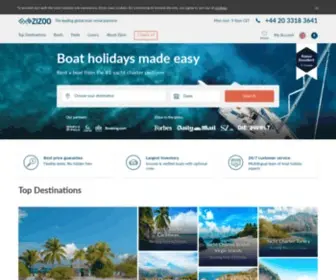 Zizoo.com(Boat Holidays) Screenshot