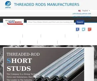 ZJ-Junyue.com(Threaded Rods Manufacturers) Screenshot